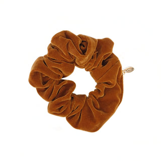 Hårstrikk scrunchies luxusvelur