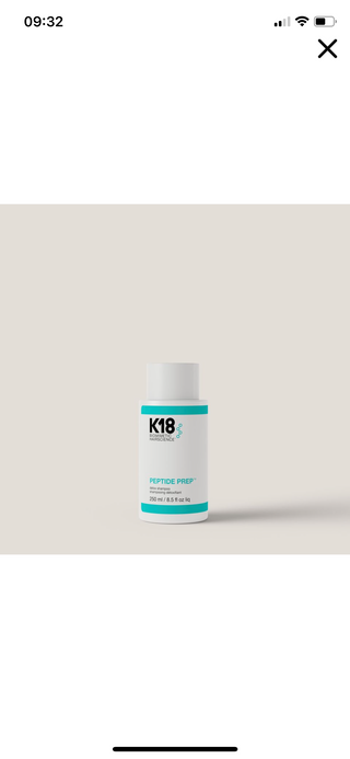 K18 prep peptide detox shampo