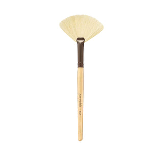 Blush Brush White Fan